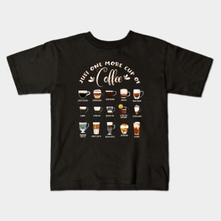 Types of coffee Kids T-Shirt